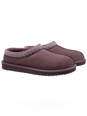 Kirkland Signature Unisex Shearling Cozy Slippers, ​Brown, Size: US W7/ M6 - NWT
